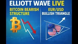 Elliott Wave Live: Bitcoin with bearish structure, EURUSD With Big Upside Potential