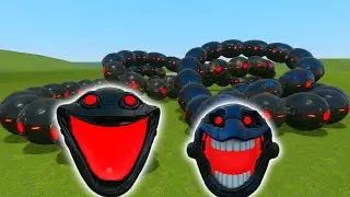OMNISNAKE VS OMNIWORM! Crazy Hungry Battle &mdash;WHO IS STRONGER?!Roblox Hungry Worms in Garry&rsquo;s Mod!