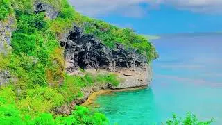 Cliffs of Jokin in Lifou in New Caledonia.