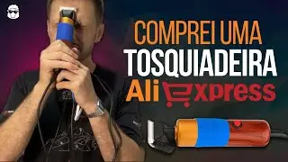 Tufting - Unboxing Tosquiadeira do AliExpress para aparar tapetes