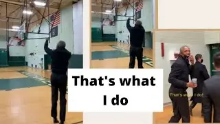 That&rsquo;s what I do&rsquo;: Barack Obama shows off basketball skills while on campaign trail for Biden