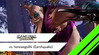 SamSho online: Charlotte (me) vs. Earthquake (herewego84)