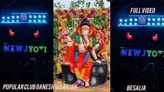 Popular club Besalia ganesh visarjan new jyoti musical popular club besalia dhenkanal 