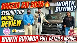 Maruti Brezza ZXI 2026 🔥 Second Top Model Review | Worth Buying? Full Details Inside!