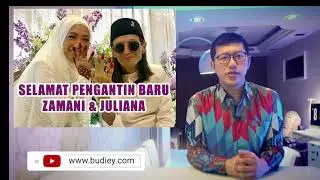 Video Berita Majlis Nikah Zamani & Juliana, Selamat Pengantin Baru!