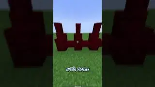 how to build a wall with RED NETHER BRICKS!! update 1.21  #shorts  #minecraftbuilds  #minecraft