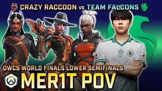 [ Mer1t ] Duel of the Fates | Crazy Raccoon vs Team Falcons | OWCS World Finals Lower Semifinal