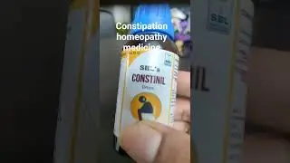 best Homeopathy medicine for constipation sbl constinil drops#homeopathicmedicine #homeopathy