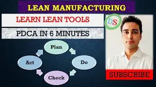 Learn PDCA in 6 minutes | Lean Tool 8 | Lean Manufacturing