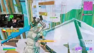 Clix was genuinely impressed watching Peterbot 1v2 Khanada and Ark using a mythic goldfish