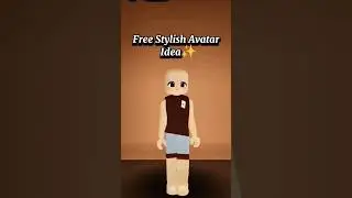 ✨Free Stylish Avatar Idea🤎 #shorts #viralshort #fypシ #roblox #new #viral #blocxdiary #yosho