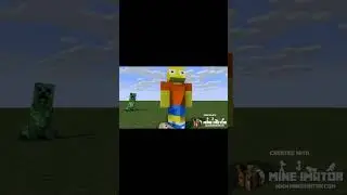 slide down with a cake before homer comes! #simpsons #minecraftanimation