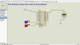 74HC245 Octal 3&minus;State Non-inverting Bus Transceiver Proteus Simulation