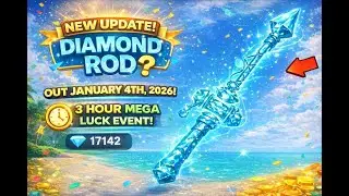 LIVE FISH IT FREE X8 12 JAM + WAITING UPDATE DIAMOND ROD [FISH IT - ROBLOX ]#livefishit  #roblox