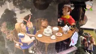 Unboxing TOYS Review/Demos - Alice in wonderland model toy set display