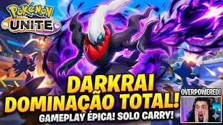O Pesadelo Voltou! Darkrai Comanda a Vitória na Ranqueada | Pokémon UNITE Gameplay
