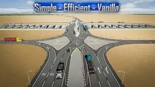 The Perfect Diverging Diamond doesn't exi….😮|No Mods - No Problems | Vanilla Cities Skylines 2 |