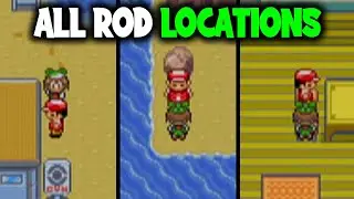 WHERE TO FIND THE OLD ROD, GOOD ROD AND SUPER ROD ON POKEMON EMERALD