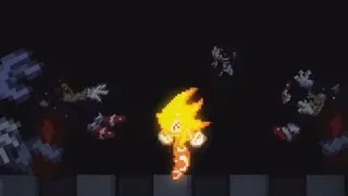 Fleetway Sonic vs Exetior (Nonaggression Theme Added)