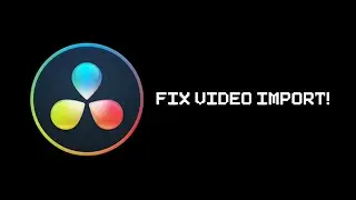 Как исправить импорт видео в Davinci Resolve для Linux