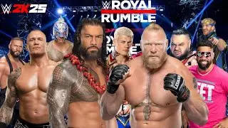 Wwe 2K25  - 30 Man  Royal Rumble Match - Wwe 2K25 Gameplay...||