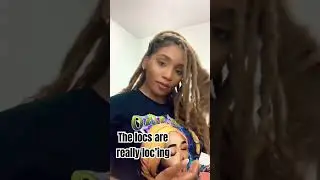 Learn how to do temporary locs using curly human hair; full tutorial #locextensions #fauxlocs