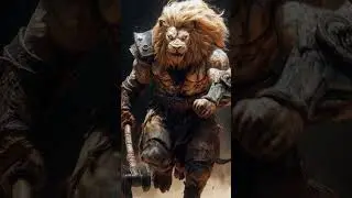 humanoid lion #warrior #war #aiart #warriorspirit #humanoidrobot #lion #lionking #lions #midjourney
