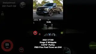 WHIPPLE 2021 F150 DRAGY! - 10 SECOND PASS On The STREET!! 670HP Street Truck Getting Down!