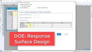 Design of Experiments: Response Surface Design