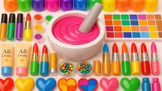 🔴LIVE | Satisfying Slime ASMR Video | DIY How To Make Coloring Slime Mixing Glitters Rainbow Makeup
