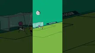 Which spot in the goal is the player targeting?