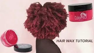 Going red with the Colorffect Hair wax by The Magic Collection. (re-upload) 