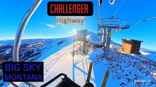 Ski the Highway -  Trees, Rocks &  Powder to Parking Lot -Black Diamond run off Challenger Lift