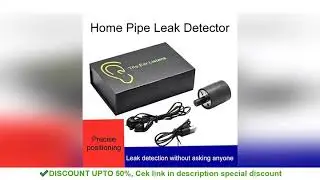 Water Mains Leak Detector Underground Mains Leak Monitor Water Mains Leak Detector kit with Headphon