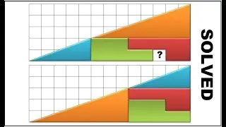Addendum to the triangle puzzle - missing square puzzle  - missing block