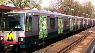 RET Metro Type T Oosterflank Aankomst & Vertrek in Rotterdam