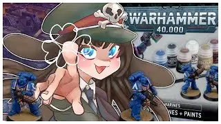 【Handcam】Warhammer 40K Mini Painting | Learning to Paint Minis!!