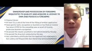 Firearms licensing Division video report by Alexandra Esta&ntilde;o part 2