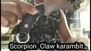 Karambit,strike,moves,,defense..Scorpion Claw,real blade...
