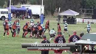 2025/10/18 - Old Bears vs Bald Eagles
