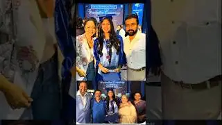 actor Surya and Jyothika with cute lovely daughter cute lovely family 🥰💫💖