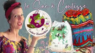 [Coudre un Sac à Coulisse  #couturehumanitaire Couds pour toi et pour en faire don!