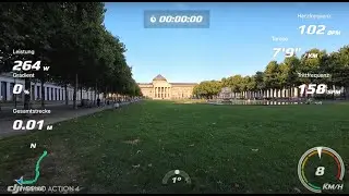 Wiesbaden Kurhaus Virtual Running Route Kurpark Sonnenberg
