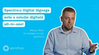 Setul complet de funcționalități pentru afișaj digital de impact | Spectro:o Digital Signage