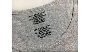 Labels, Tags and Customer Care Symbols for Textile Products part 1