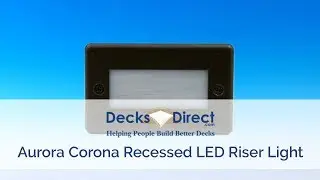 Встраиваемый светодиодный светильник Corona Riser от Aurora Deck Lighting