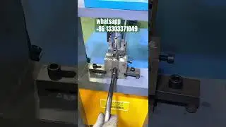 Pipe punching machine, bar steel cutting machine, angle iron punching die  whatsapp +86 13303371049