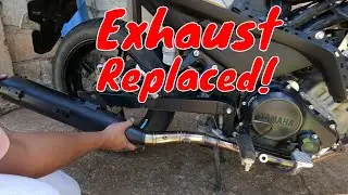 Yamaha Sniper 155 (Y16ZR) Stock Pipe Replacement with New Full System Exhaust