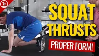 Squat Thrusts Exercise &mdash; (HOW TO DO A SQUAT THRUST)