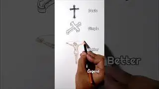 #drawing #eastersunday Cross in Different Levels #sketch #god #jesus